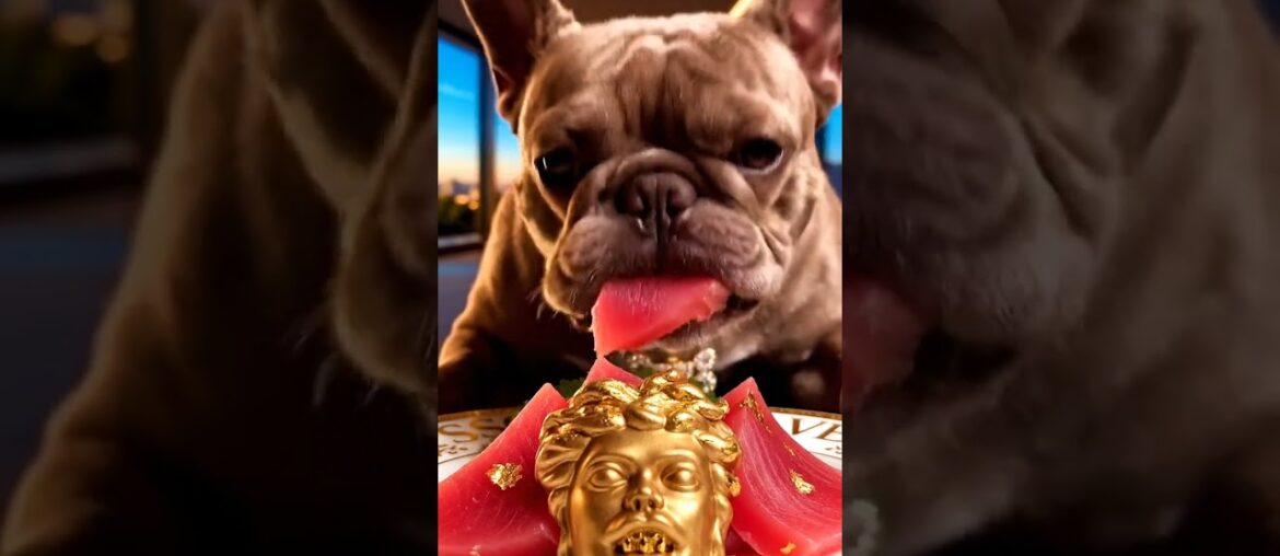 Rare Isabella Frenchie’s FIRST ASMR Mukbang   #ASMRDog #FrenchBulldog #IsabellaFrenchie #DogEating