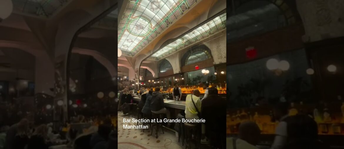 Art Nouveau style French restaurant in NYC #finedining #nyc #architecture #artnouveau #viral