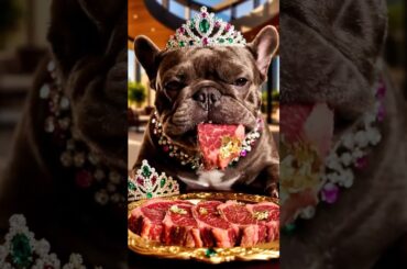 Rare Isabella Frenchie’s FIRST ASMR Mukbang   #ASMRDog #FrenchBulldog #IsabellaFrenchie #DogEating