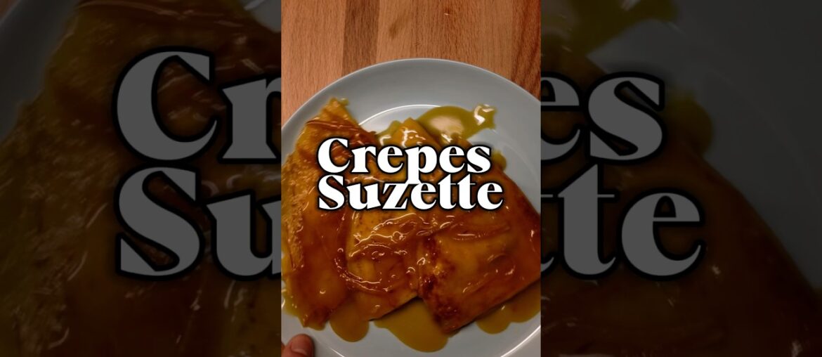 Crepes Suzette! 🍊 A delicate traditional French dessert #food #gastronomy #cooking #crepes