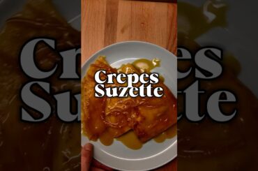 Crepes Suzette! 🍊 A delicate traditional French dessert #food #gastronomy #cooking #crepes