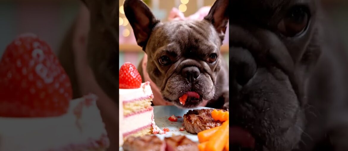Rare Isabella Frenchie’s FIRST ASMR Mukbang   #ASMRDog #FrenchBulldog #IsabellaFrenchie #DogEating