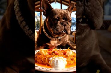 Rare Isabella Frenchie’s FIRST ASMR Mukbang   #ASMRDog #FrenchBulldog #IsabellaFrenchie #DogEating