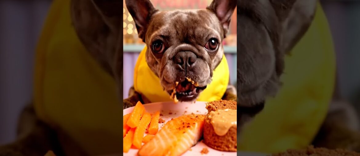 Rare Isabella Frenchie’s FIRST ASMR Mukbang   #ASMRDog #FrenchBulldog #IsabellaFrenchie #DogEating