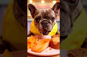 Rare Isabella Frenchie’s FIRST ASMR Mukbang   #ASMRDog #FrenchBulldog #IsabellaFrenchie #DogEating