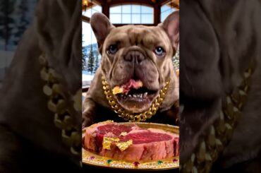 Rare Isabella Frenchie’s FIRST ASMR Mukbang   #ASMRDog #FrenchBulldog #IsabellaFrenchie #DogEating