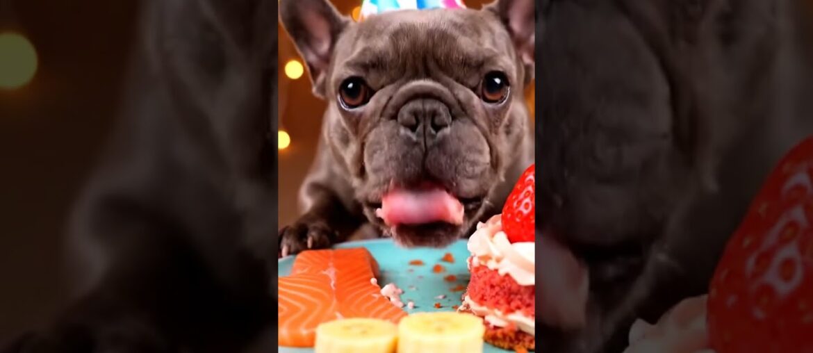 Rare Isabella Frenchie’s FIRST ASMR Mukbang   #ASMRDog #FrenchBulldog #IsabellaFrenchie #DogEating