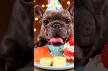 Rare Isabella Frenchie’s FIRST ASMR Mukbang   #ASMRDog #FrenchBulldog #IsabellaFrenchie #DogEating