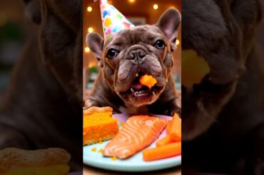 Rare Isabella Frenchie’s FIRST ASMR Mukbang   #ASMRDog #FrenchBulldog #IsabellaFrenchie #DogEating