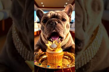 Rare Isabella Frenchie’s FIRST ASMR Mukbang   #ASMRDog #FrenchBulldog #IsabellaFrenchie #DogEating