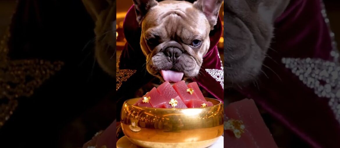 Rare Isabella Frenchie’s FIRST ASMR Mukbang   #ASMRDog #FrenchBulldog #IsabellaFrenchie #DogEating