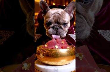Rare Isabella Frenchie’s FIRST ASMR Mukbang   #ASMRDog #FrenchBulldog #IsabellaFrenchie #DogEating