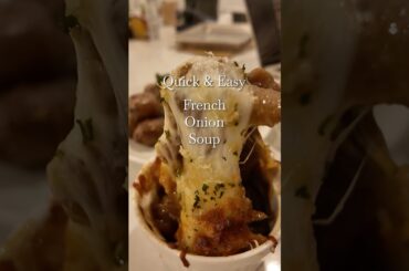 Easy Saturday Night Dinner: French Onion Soup #frenchonionsoup  #soup