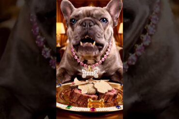 Rare Isabella Frenchie’s FIRST ASMR Mukbang   #ASMRDog #FrenchBulldog #IsabellaFrenchie #DogEating