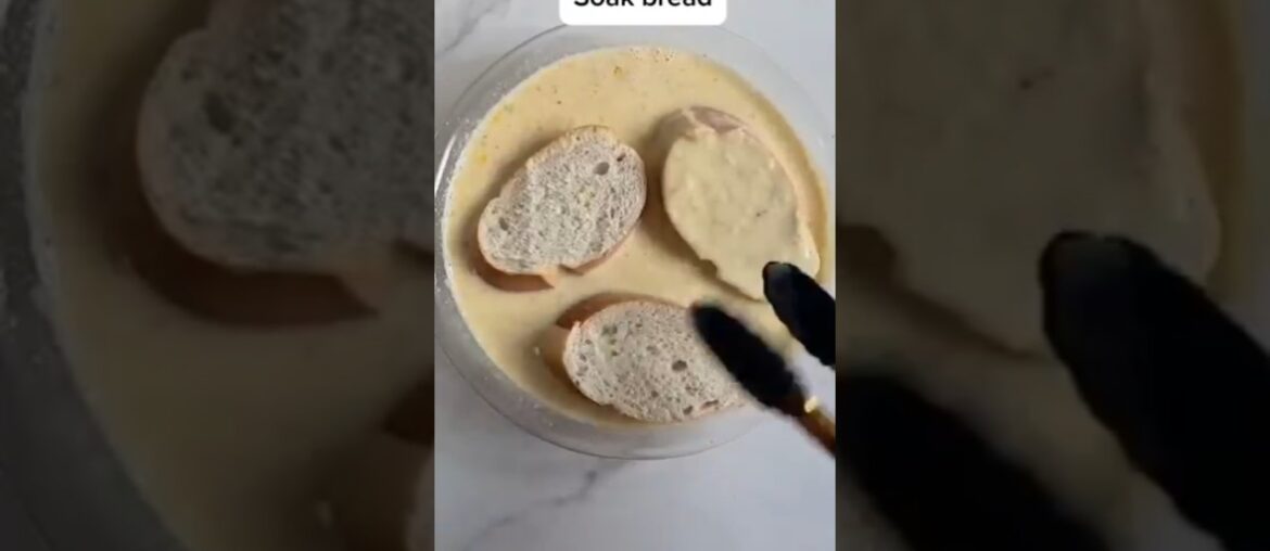 Best French Toast with French Bread #recipe #breakfastrecipe #cookingchannel #food