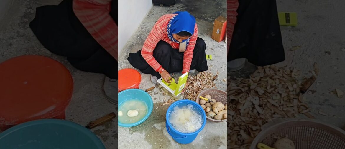 Chips Katne Ka Ye Aasan Tareeka #shortsvideo #minivlog #viralshorts #trending #recipe