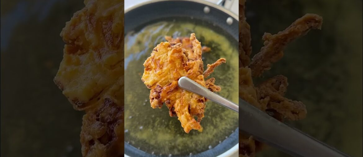 Crispy Buttermilk French Onion Fritters. Recipe on my website !