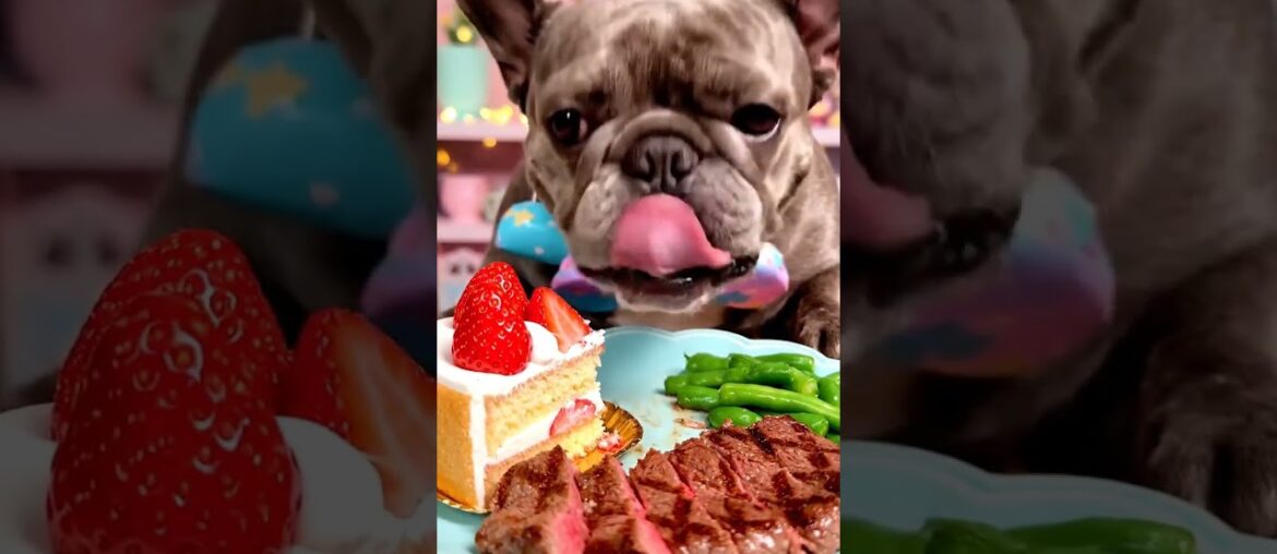 Rare Isabella Frenchie’s FIRST ASMR Mukbang   #ASMRDog #FrenchBulldog #IsabellaFrenchie #DogEating