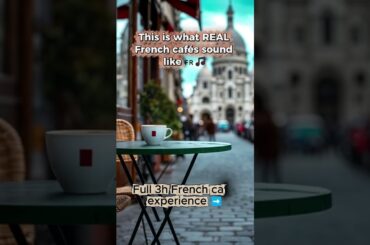 This is What REAL French Cafés Actually Sound Like 🇫🇷 #shorts