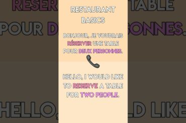 First Time at a French Restaurant? Know These Phrases!