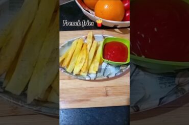 5 Minute me Crispy French Fries 🍟 | Market jaisi Finger Chips ghar par! #shorts #frenchfries #snacks