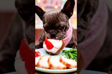 Rare Isabella Frenchie’s FIRST ASMR Mukbang   #ASMRDog #FrenchBulldog #IsabellaFrenchie #DogEating