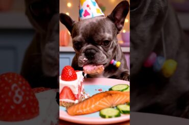 Rare Isabella Frenchie’s FIRST ASMR Mukbang   #ASMRDog #FrenchBulldog #IsabellaFrenchie #DogEating