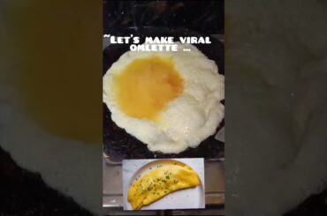 viral french omlette 🧀🥚🍳#omlette #egg