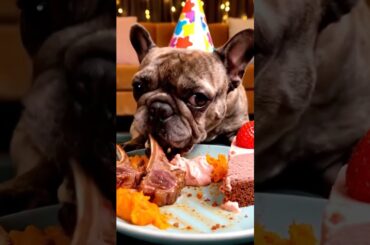 Rare Isabella Frenchie’s FIRST ASMR Mukbang   #ASMRDog #FrenchBulldog #IsabellaFrenchie #DogEating