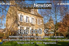 French village house for sale, Normandie, France.  Maison de Maitre.  Walking distance to a bar :)