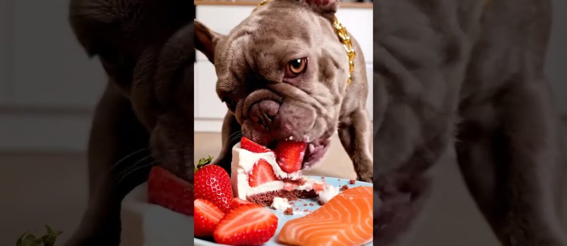 Rare Isabella Frenchie’s FIRST ASMR Mukbang   #ASMRDog #FrenchBulldog #IsabellaFrenchie #DogEating