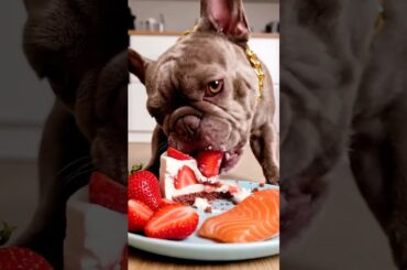 Rare Isabella Frenchie’s FIRST ASMR Mukbang   #ASMRDog #FrenchBulldog #IsabellaFrenchie #DogEating