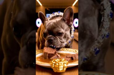 Rare Isabella Frenchie’s FIRST ASMR Mukbang   #ASMRDog #FrenchBulldog #IsabellaFrenchie #DogEating