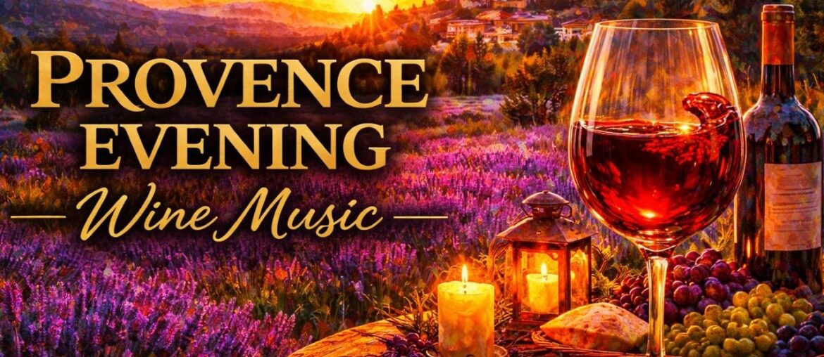 🍷 PROVENCE EVENING — Relaxing Wine Lounge Music | Romantic Dinner Background Music