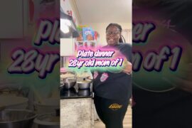 Plate dinner w. me as a 28yr old mom of 1. Mexican style rice, wings, & French style green beans🔥