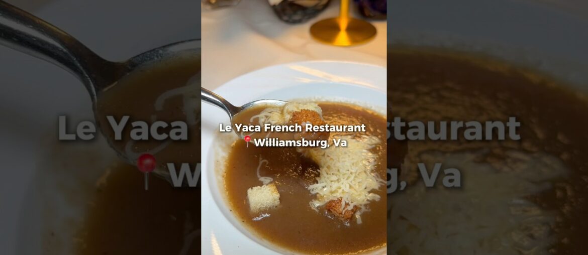 We tried a new French Restaurant in Williamsburg, Va 🔥#leyaca #french #foodie #foodreview #virginia