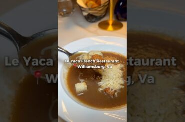 We tried a new French Restaurant in Williamsburg, Va 🔥#leyaca #french #foodie #foodreview #virginia