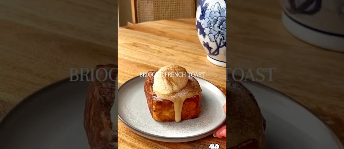 Brioche French Toast with Cashew Butter | The Best FRENCH TOAST recipe #foodshorts Brioche French Toast with Cashew Butter | The Best FRENCH TOAST recipe #foodshorts