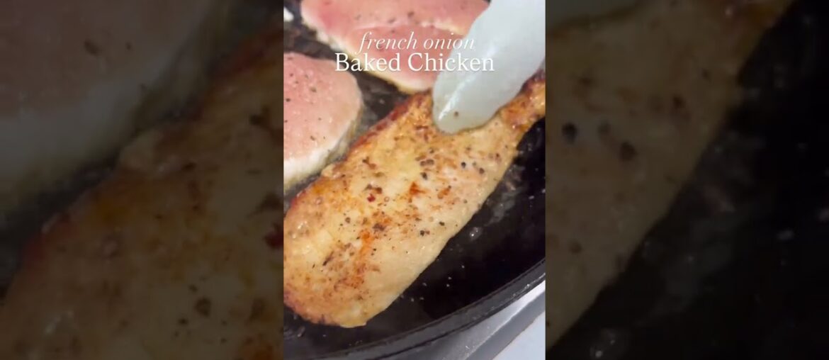 Easy French Onion Chicken