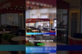 Charming Bistro Tucked Inside a Cruise Ship #hidden #luxury