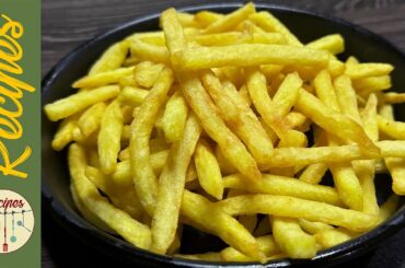 Homemade French Fries | Crispy French Fries Recipe | Potato Snacks Recipes