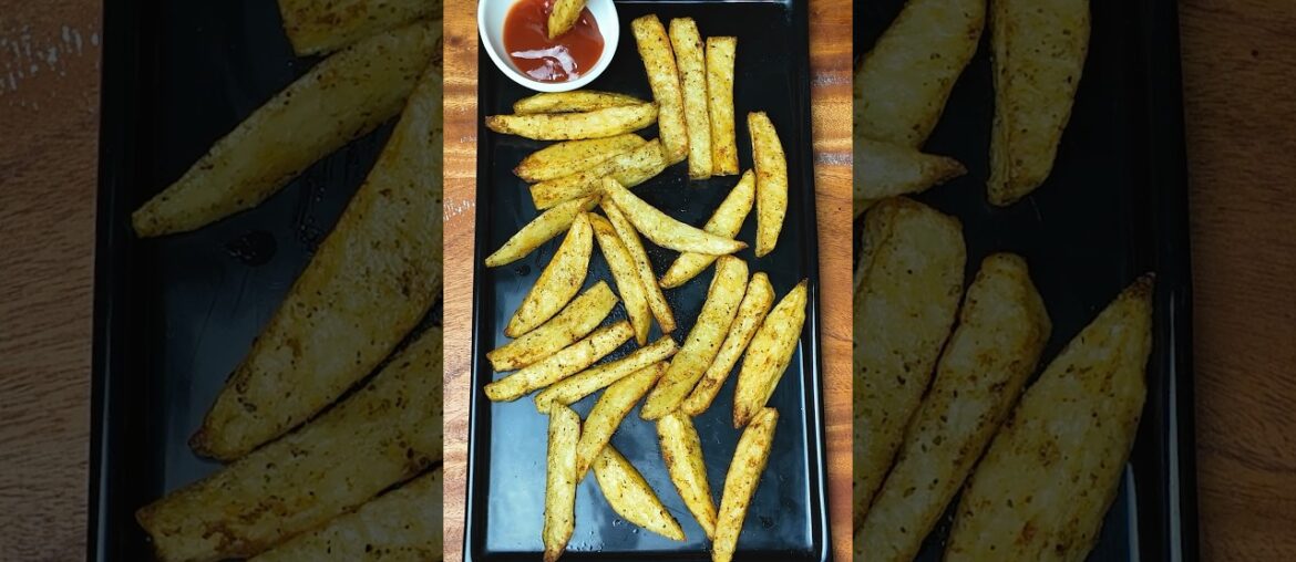 Crispy French Fries | Air Fryer Recipe | #crispyfrenchfries #healthyrecipes #lessoil #kitchenofsima