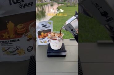 Ice Latte French Vanilla 🧁☕️ #coffee #coffeetime #coffeelover #latte #youtube #youtubeshorts