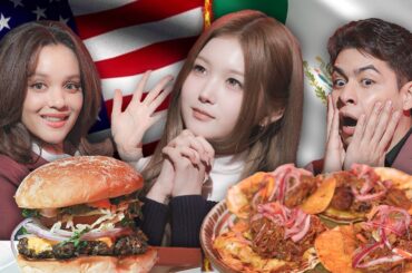 🇺🇸 USA vs 🇲🇽 Mexico: Which Food Would a K-Pop Idol Choose? | World War Chef
