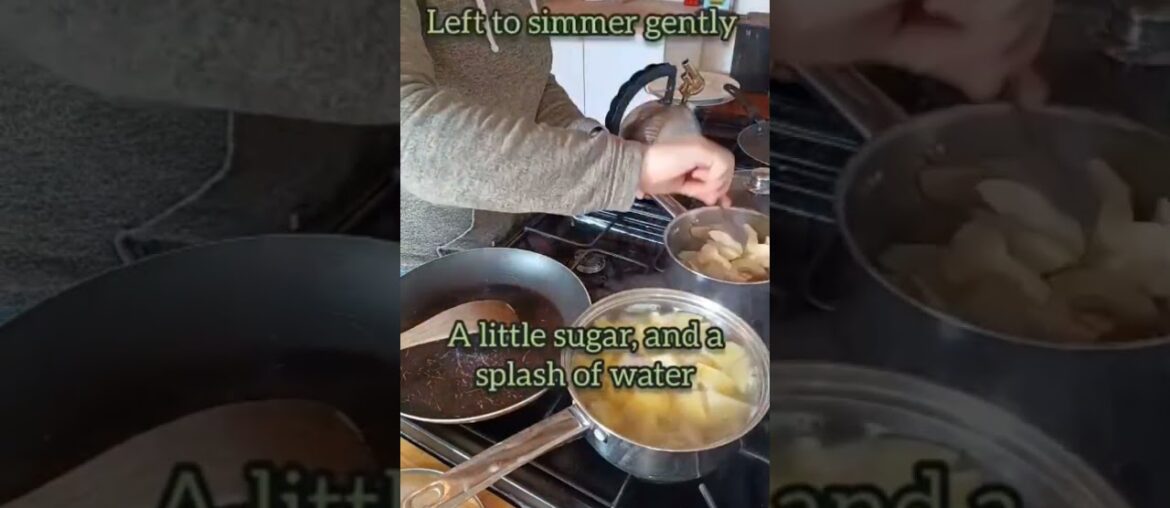 Simple French Food - Boudin Noir  avec Pommes 🍎