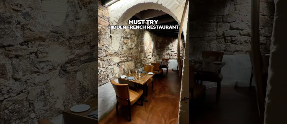 [ MUST TRY ] This Hidden Restaurant Feels Like Paris Underground 🇫🇷