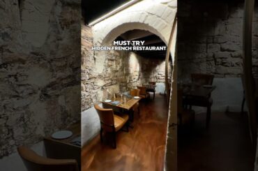[ MUST TRY ] This Hidden Restaurant Feels Like Paris Underground 🇫🇷