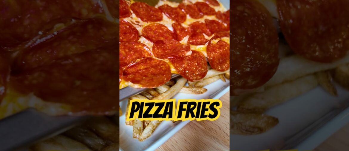 Pizza Fries are next level Body-Biggeners! #recipe #foodreview #snacks