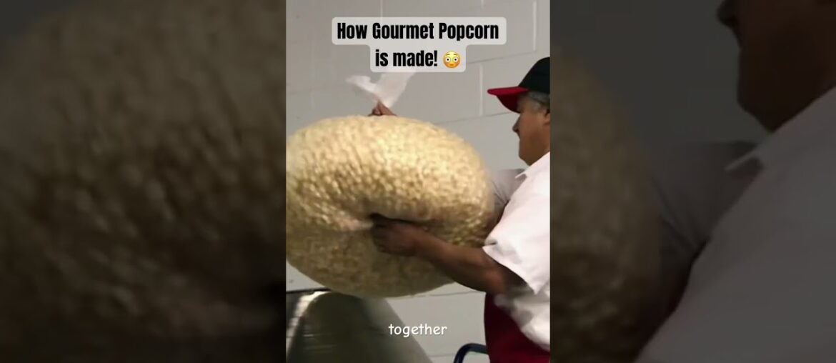 How Gourmet Popcorn is made! 😳 #popcorn #popcornlovers