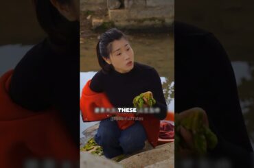 She Turned Bean Worms Into a Gourmet Feast! #shorts #food #asmreating #tiktok